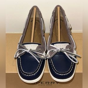 NEW Sperry Angelfish Navy & Gray Size 7.5
